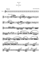 Соната для флейты и фортепиано – Партия флейты